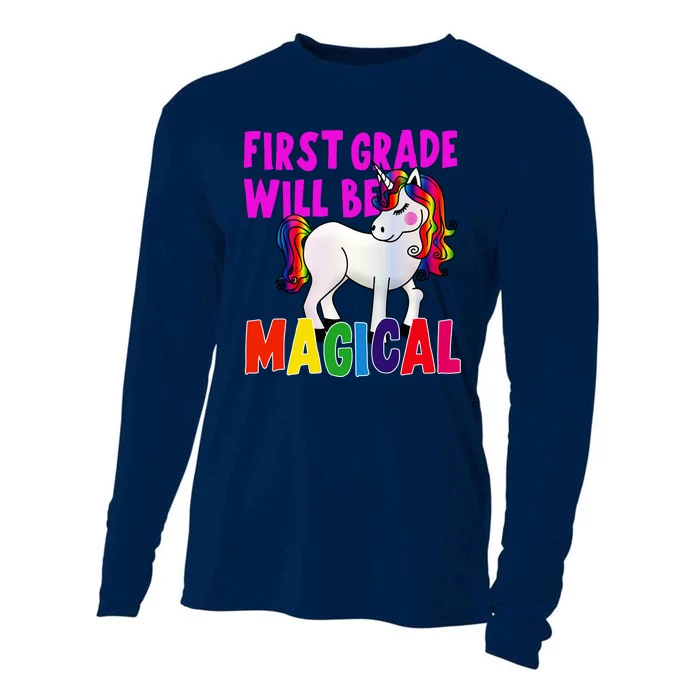 First Grade Will Be Magical Cooling Performance Long Sleeve Crew