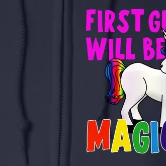 First Grade Will Be Magical Full Zip Hoodie