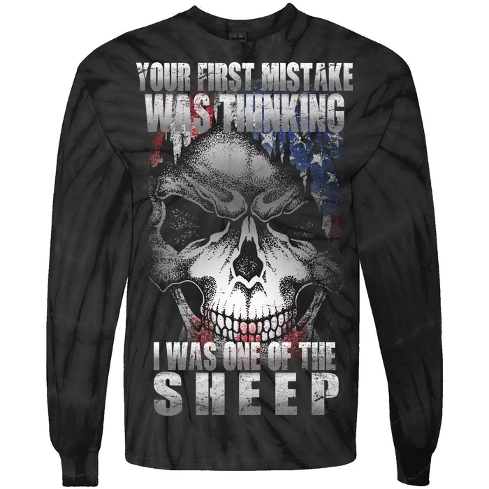 First Mistake Was Thinking I Was One Of the Sheep Tie-Dye Long Sleeve Shirt