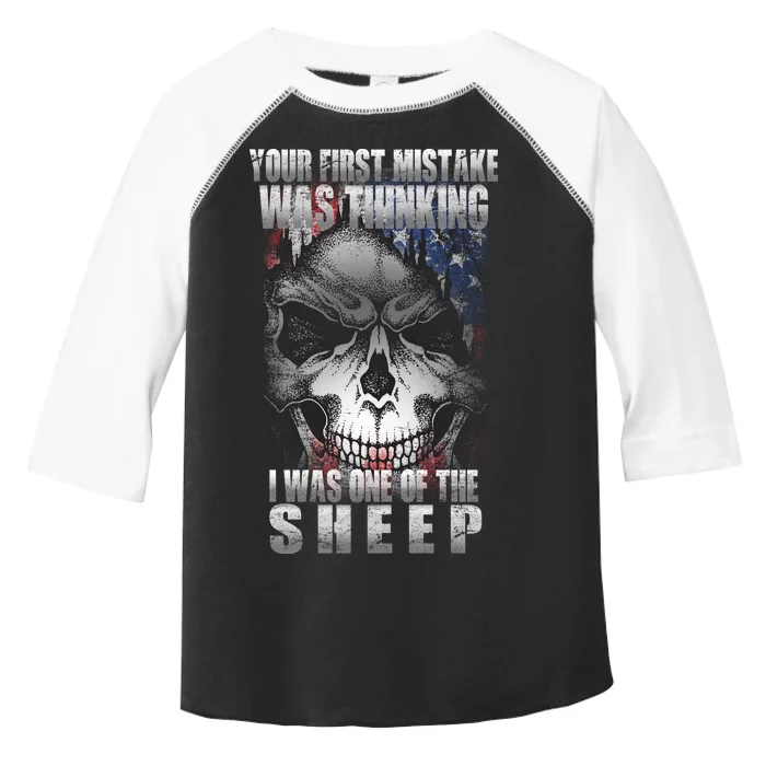 First Mistake Was Thinking I Was One Of the Sheep Toddler Fine Jersey T-Shirt