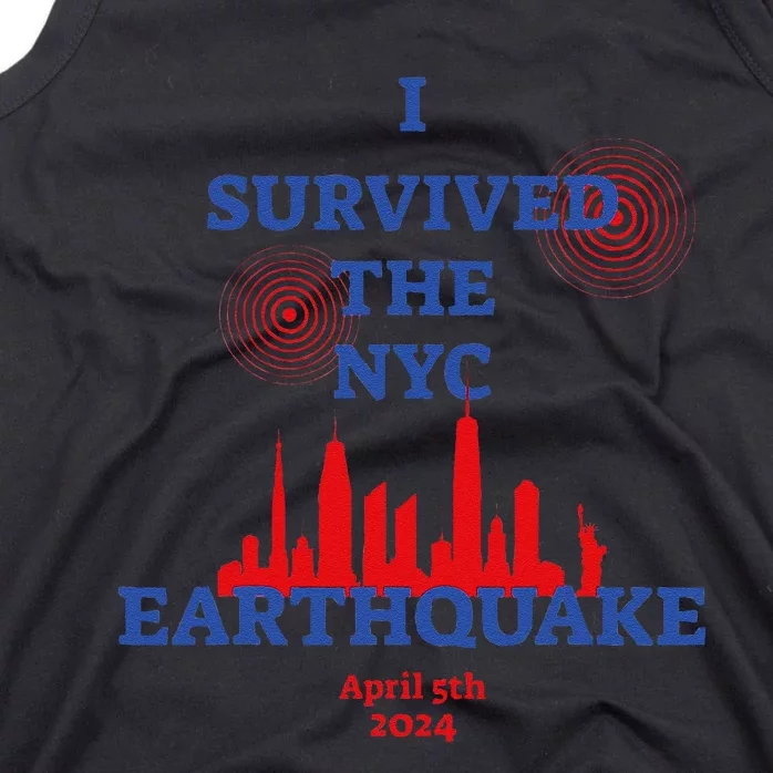 Funny I Survived The Nyc Earthquake Gift Tank Top