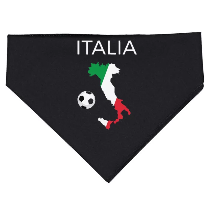 Funny Italy Soccer Forza Azzurri Italian Italia USA-Made Doggie Bandana