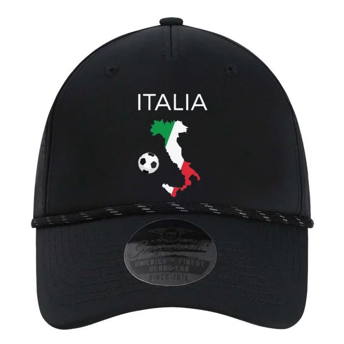 Funny Italy Soccer Forza Azzurri Italian Italia Performance The Dyno Cap