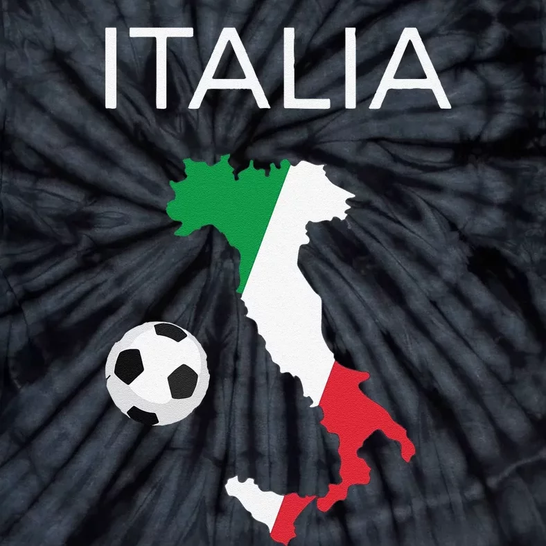 Funny Italy Soccer Forza Azzurri Italian Italia Tie-Dye T-Shirt