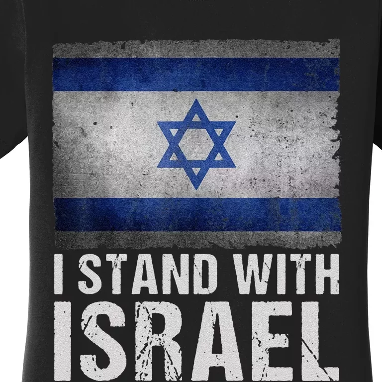 Funny I Stand With Israel Women's T-Shirt