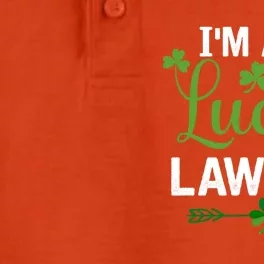 Funny Irish St Patricks Day Costume I'm A Lucky Lawyer Gift Dry Zone Grid Performance Polo