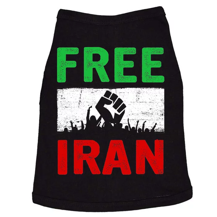 Free Iran Stand With The Women Of Iran Doggie Tank