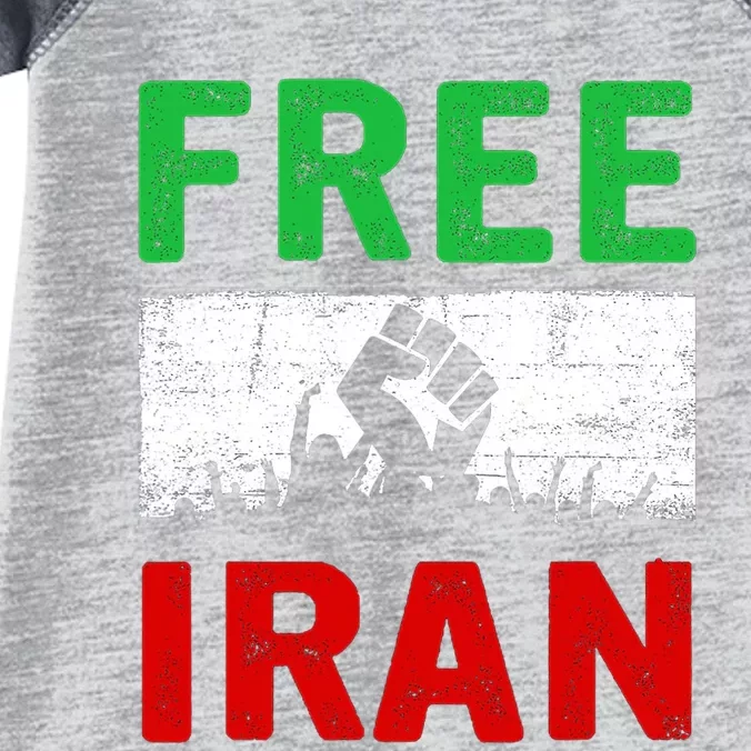 Free Iran Stand With The Women Of Iran Infant Baby Jersey Bodysuit