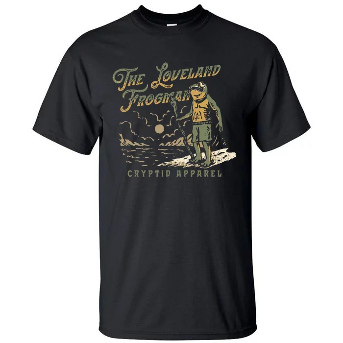 Frog I Saw The Loveland Frogman Tall T-Shirt