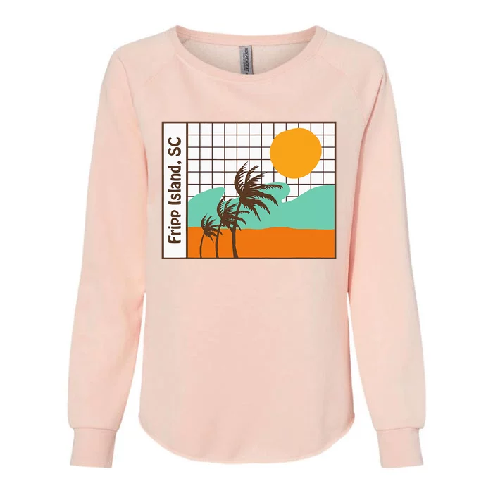 Fripp Island South Carolina Beach Womens California Wash Sweatshirt