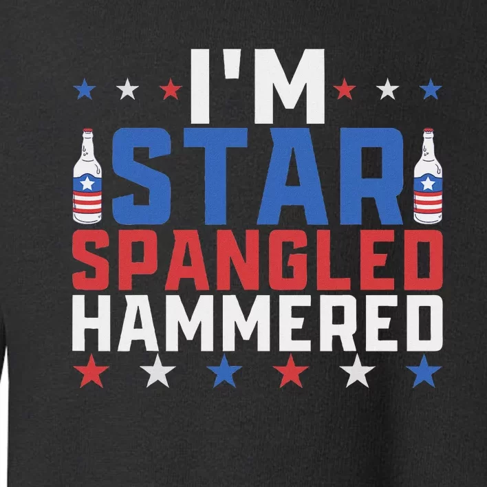 Funny IM Star Spangled Hammered Outfit 4th Of July Toddler Sweatshirt