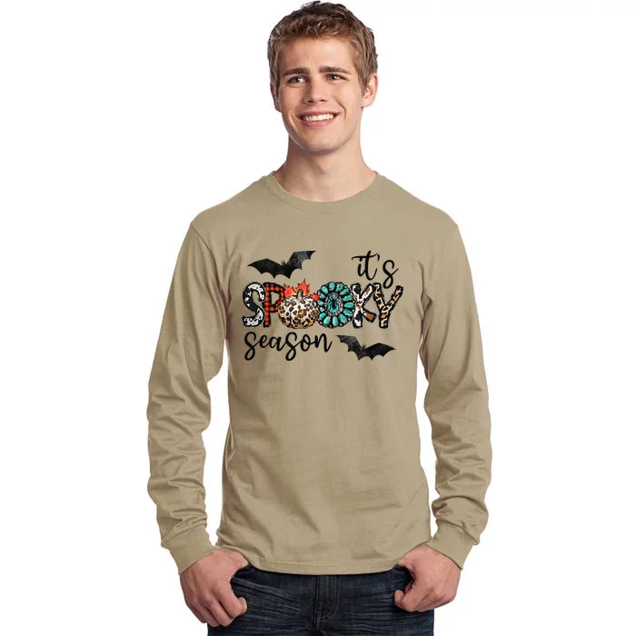 Funny Its Spooky Season Halloween Tall Long Sleeve T-Shirt