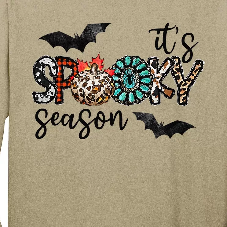 Funny Its Spooky Season Halloween Tall Long Sleeve T-Shirt