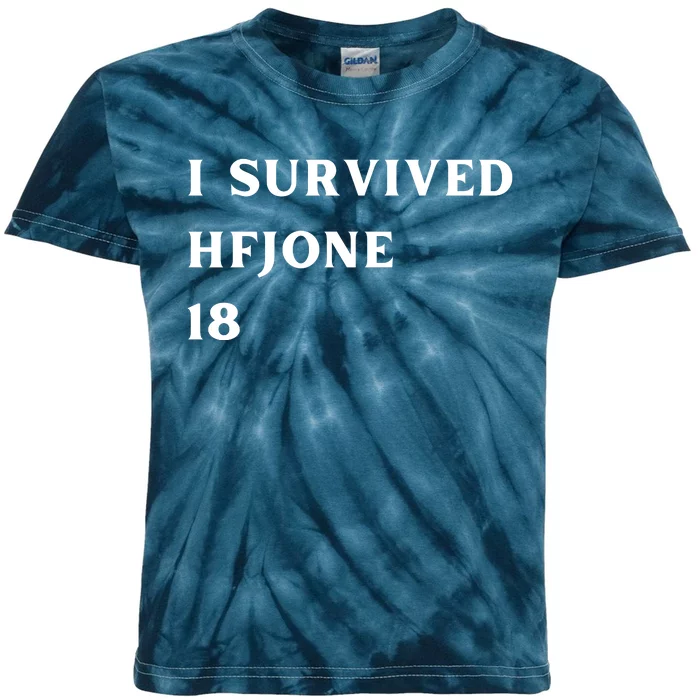 Funny I Survive Hfjone 18 Kids Tie-Dye T-Shirt