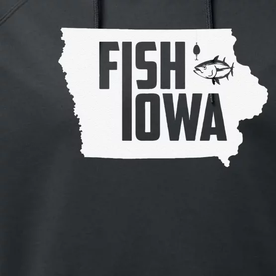 Fish Iowa State Pride Fishing Performance Fleece Hoodie