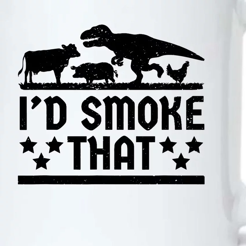 Funny Id Smoke That Bbq Barbeque Dinosaur Black Color Changing Mug