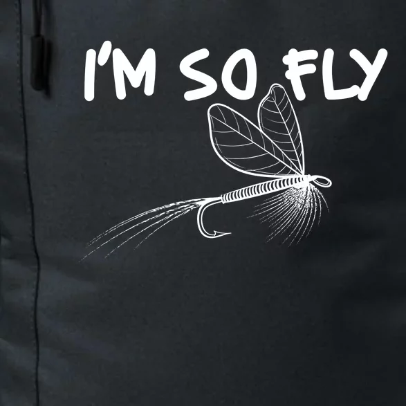 Funny I'm So Fly Fish Lure Fishing Fan Daily Commute Backpack