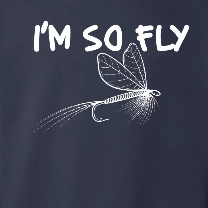 Funny I'm So Fly Fish Lure Fishing Fan Toddler Hoodie