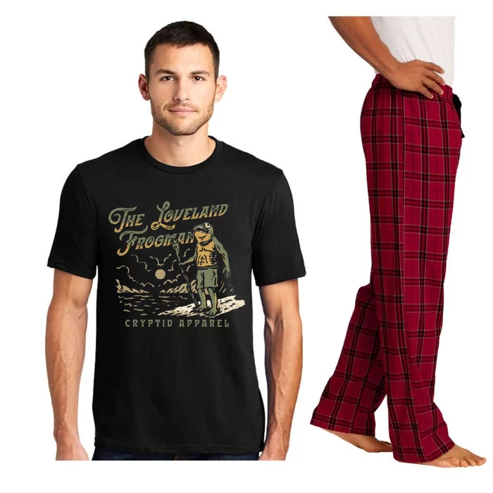 Frog I Saw The Loveland Frogman Pajama Set