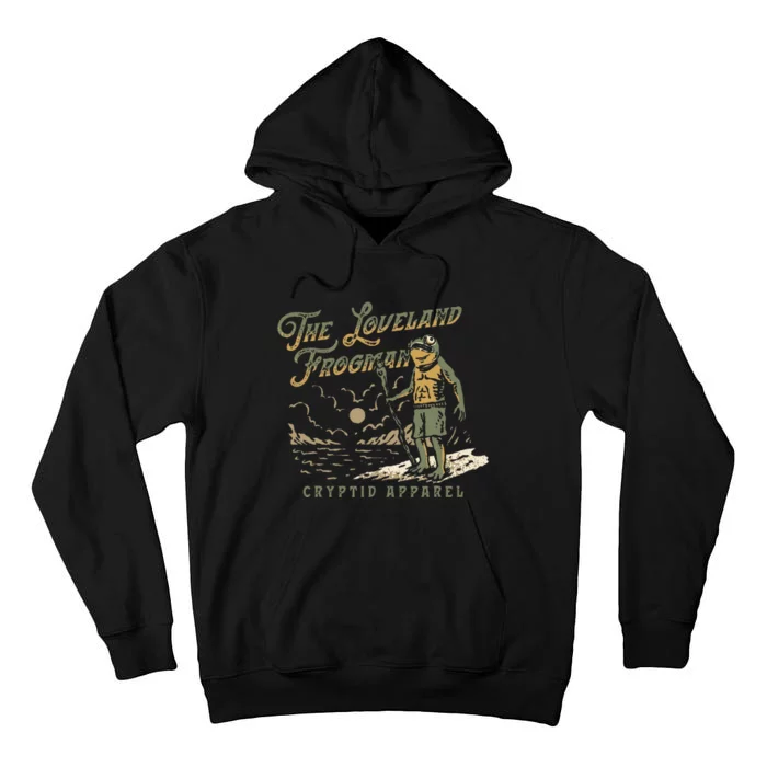 Frog I Saw The Loveland Frogman Tall Hoodie