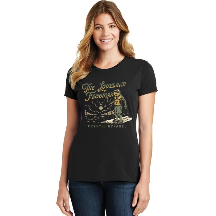 Frog I Saw The Loveland Frogman Women's T-Shirt