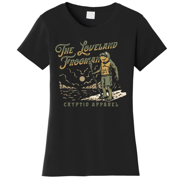 Frog I Saw The Loveland Frogman Women's T-Shirt