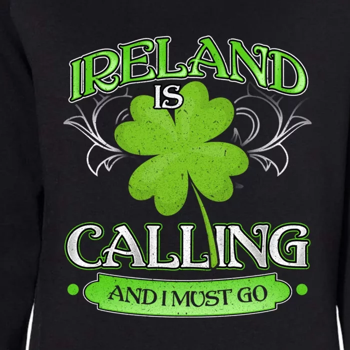 Funny Ireland Sankt Patricks Day Gift Dublin Gift Womens California Wash Sweatshirt