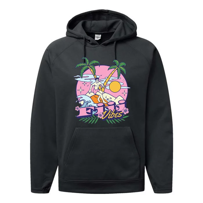 Fiji Islands Souvenir Fiji Performance Fleece Hoodie