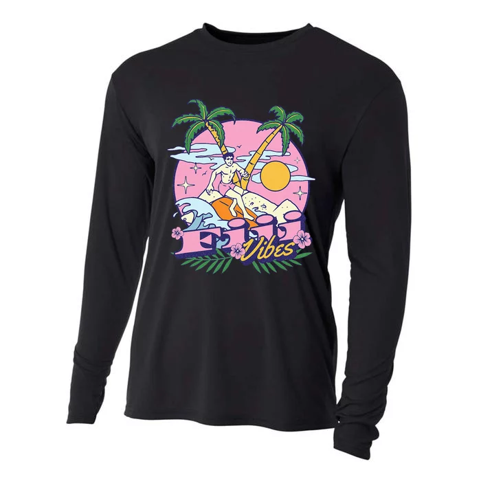 Fiji Islands Souvenir Fiji Cooling Performance Long Sleeve Crew