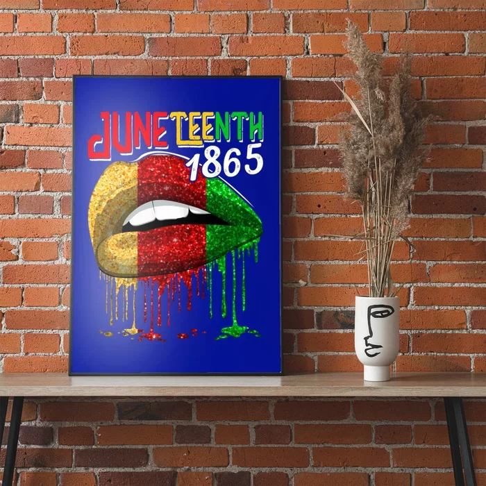 Free Ish Since 1865 Black History Month Melanin Juneteenth Gift Poster