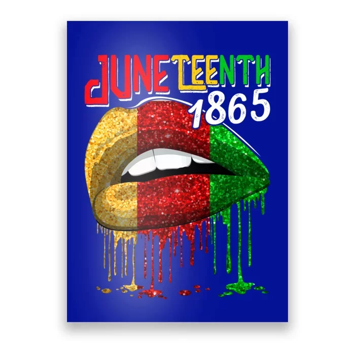 Free Ish Since 1865 Black History Month Melanin Juneteenth Gift Poster