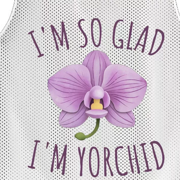 Funny Im So Glad Im Yorchid Mesh Reversible Basketball Jersey Tank