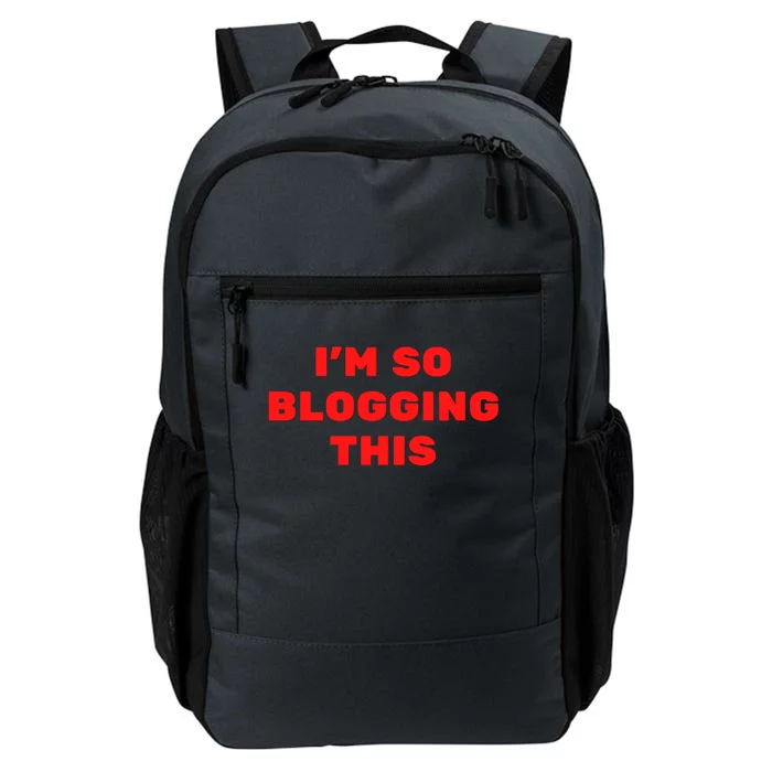 Funny I’m So Blogging This Daily Commute Backpack