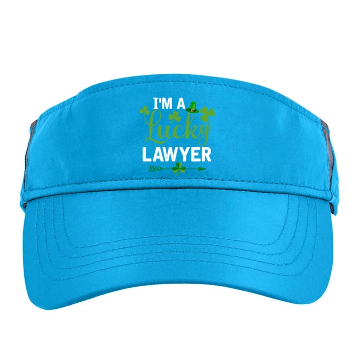 Funny Irish St Patricks Day Costume I'm A Lucky Lawyer Gift Adult Drive Performance Visor