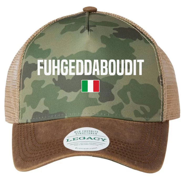 Fuhgeddaboudit Italian Slang Italian Saying Legacy Tie Dye Trucker Hat