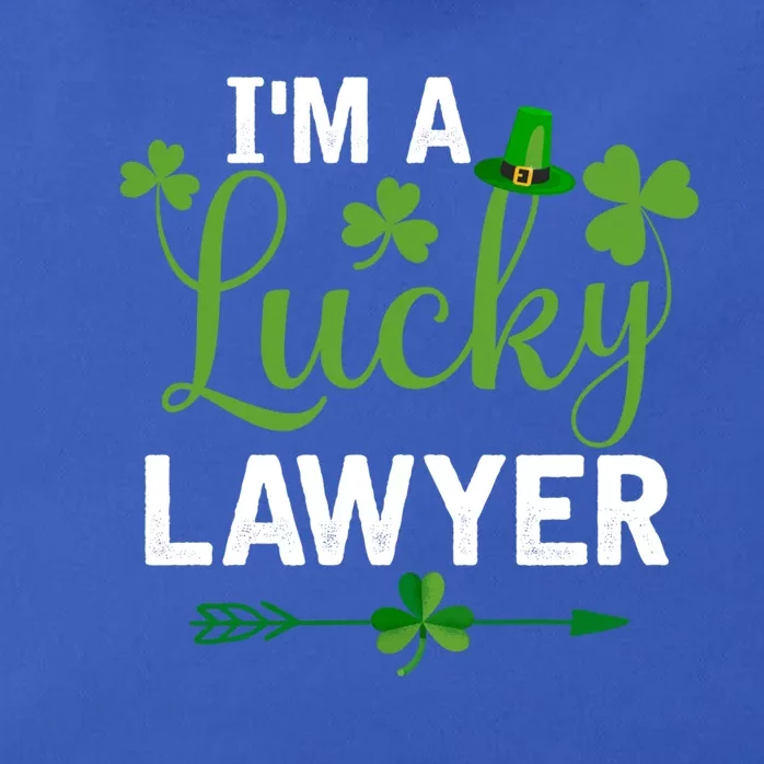 Funny Irish St Patricks Day Costume I'm A Lucky Lawyer Gift Zip Tote Bag