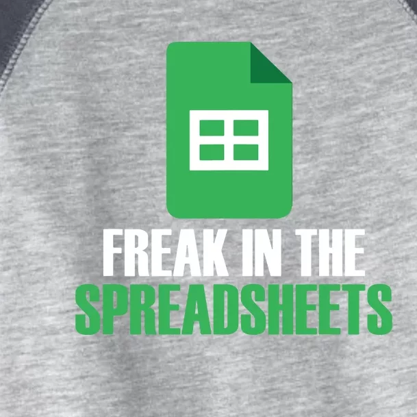 Freak In Spreadsheets Excel Accountant Accounting Toddler Fine Jersey T-Shirt