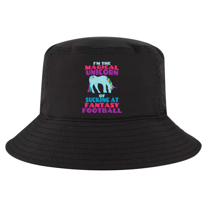 Funny I Suck at Fantasy Football Draft Party for Cool Comfort Performance Bucket Hat