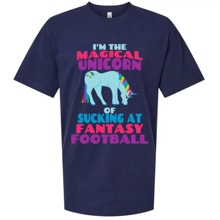 Funny I Suck at Fantasy Football Draft Party for Sueded Cloud Jersey T-Shirt