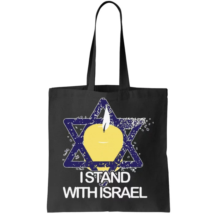 Funny I Stand With Israel Jewish Sweater Israeli Gift Tote Bag