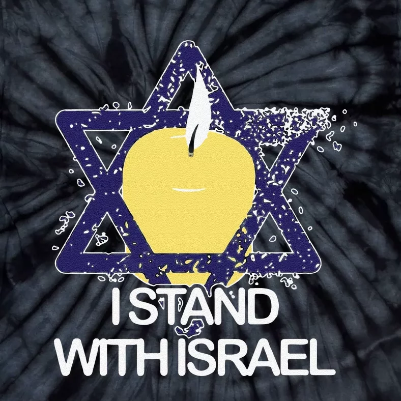 Funny I Stand With Israel Jewish Sweater Israeli Gift Tie-Dye T-Shirt