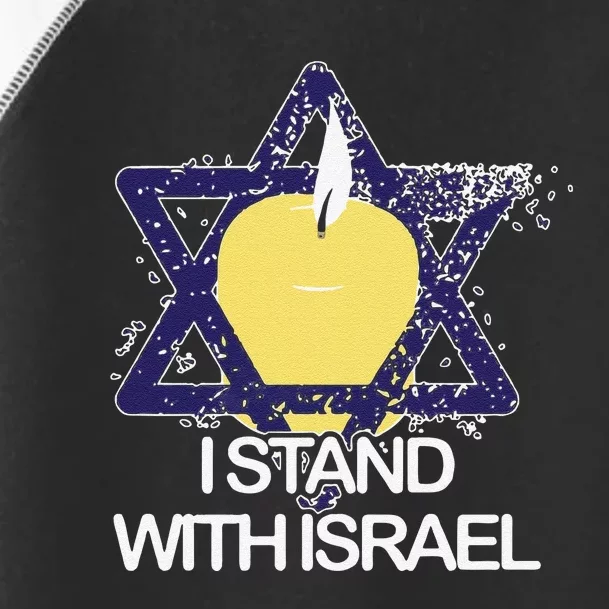 Funny I Stand With Israel Jewish Sweater Israeli Gift Toddler Fine Jersey T-Shirt