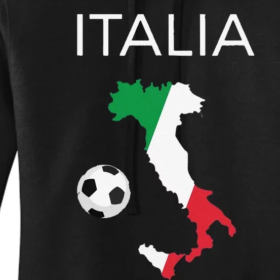 Funny Italy Soccer Forza Azzurri Italian Italia Women's Pullover Hoodie