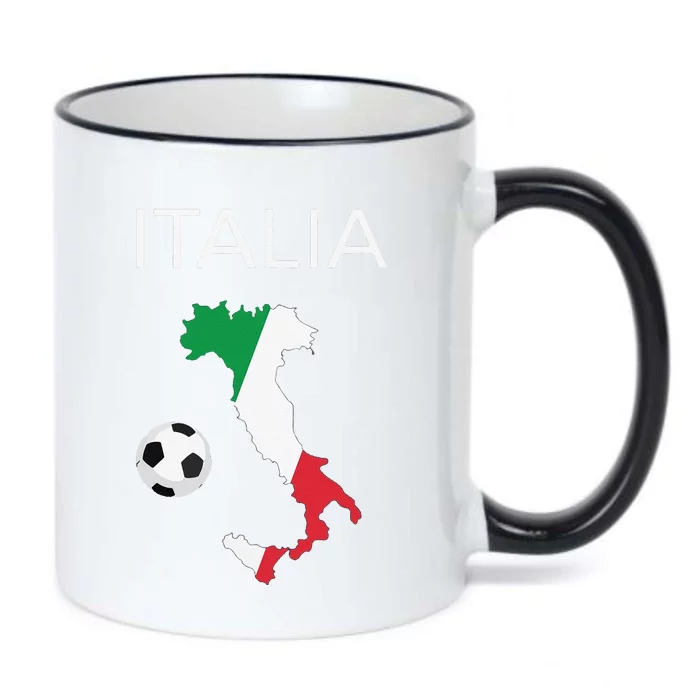 Funny Italy Soccer Forza Azzurri Italian Italia Black Color Changing Mug