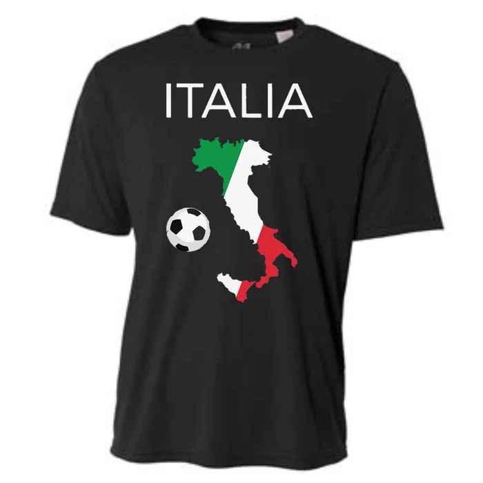 Funny Italy Soccer Forza Azzurri Italian Italia Cooling Performance Crew T-Shirt