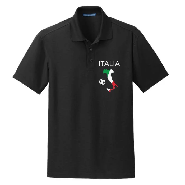 Funny Italy Soccer Forza Azzurri Italian Italia Dry Zone Grid Performance Polo