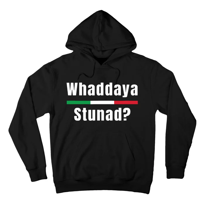 Funny Italian Sayings Whaddaya Stunad Hoodie