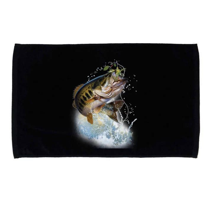 Fish and Hook Microfiber Hand Towel