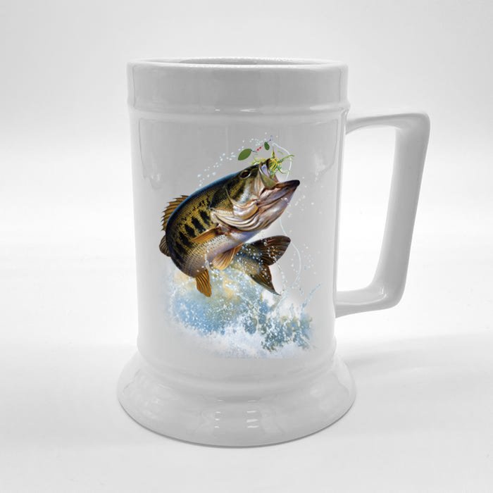 Fish and Hook Front & Back Beer Stein