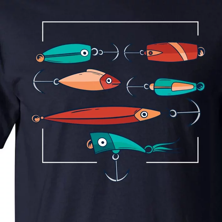 Fish Bait Set Tall T-Shirt